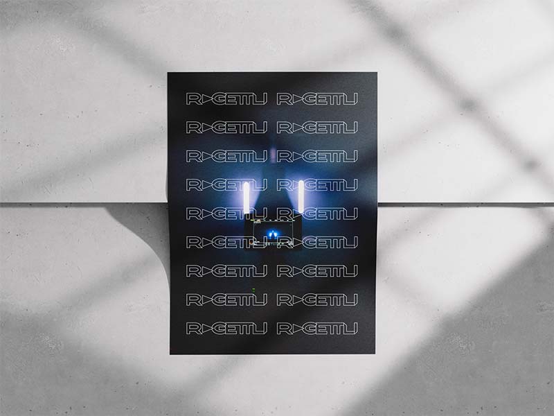 Poster design "shooting" for Gian Ragettli – Innovative action sports branding